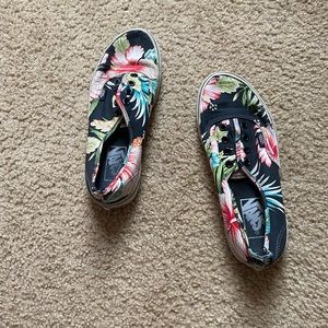 Floral vans